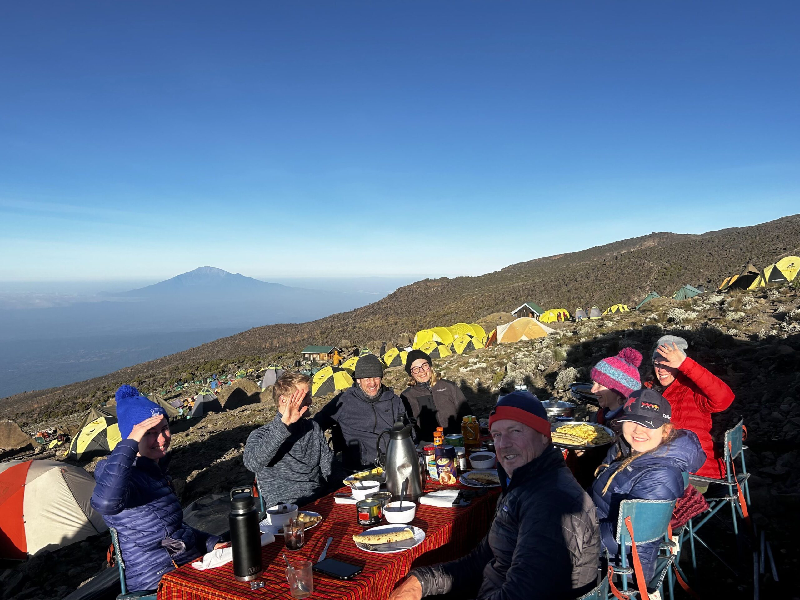 Dining Tent on Kilimanjaro