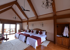 A lodge room on the Ngorongoro Crater rim