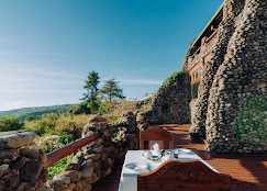 Lodge near the Ngorongoro Highlands.