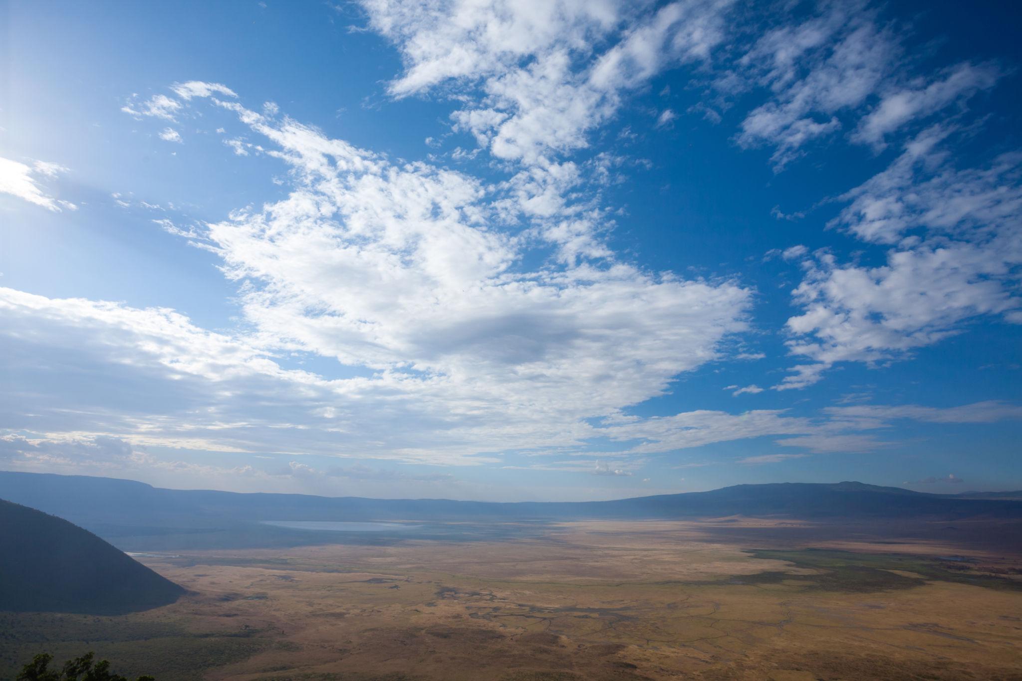 The wide view of Ngorongoro Crater