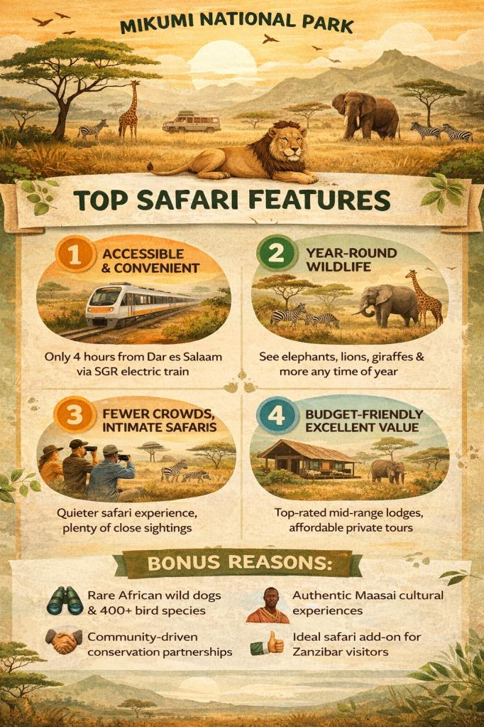 Reasons For The Trending Of Mikumi National Park In Tanzania