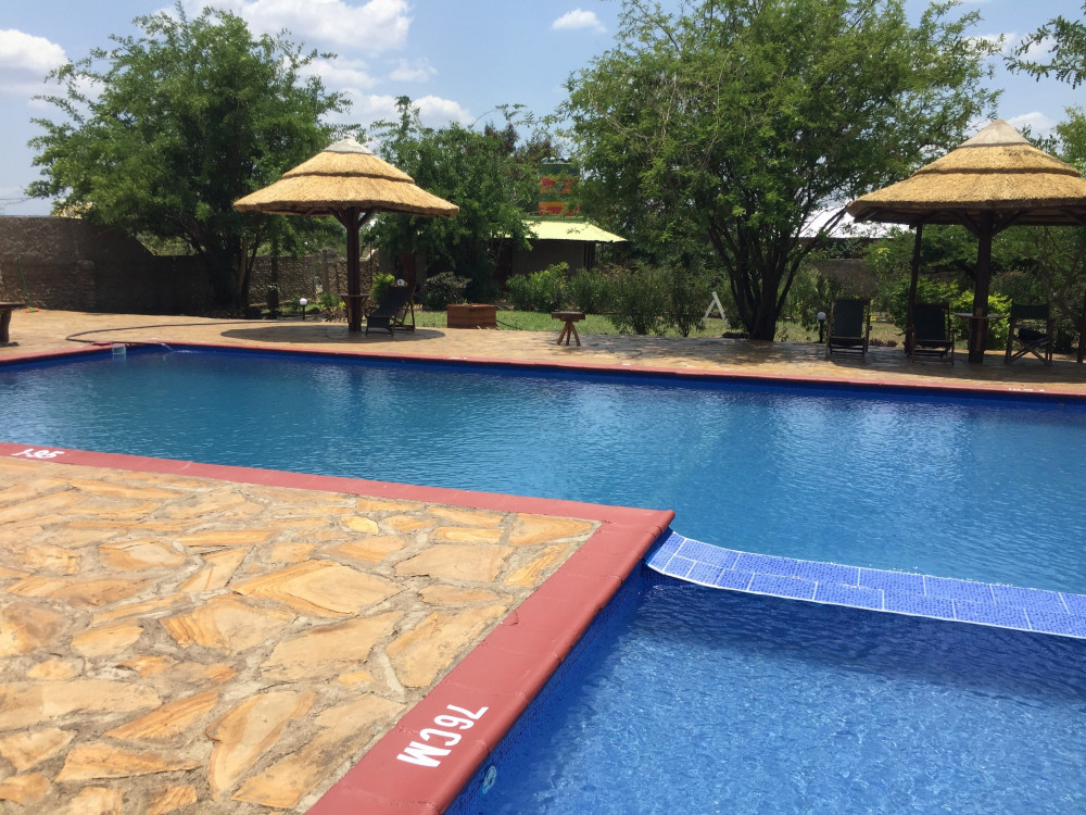 Camp Bastian Mikumi lodge swimming pool