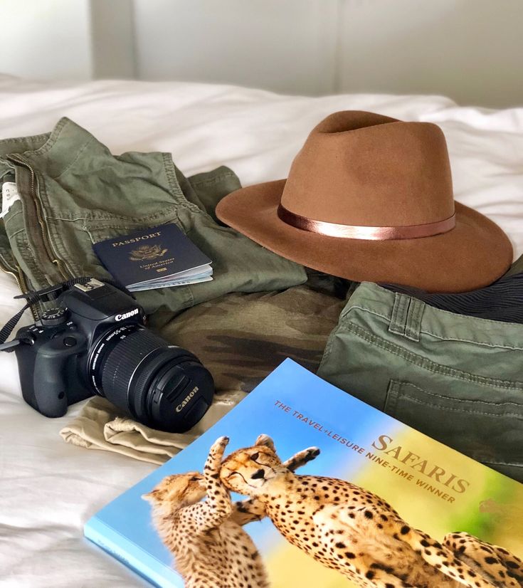 safari and hiking clothes