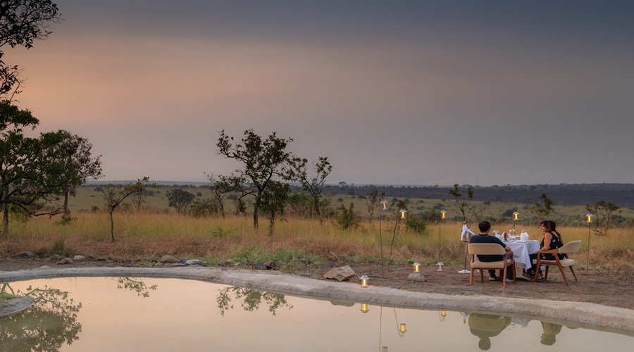 Sunrise Bush Breakfast view at Serengeti Ark safari Lodge