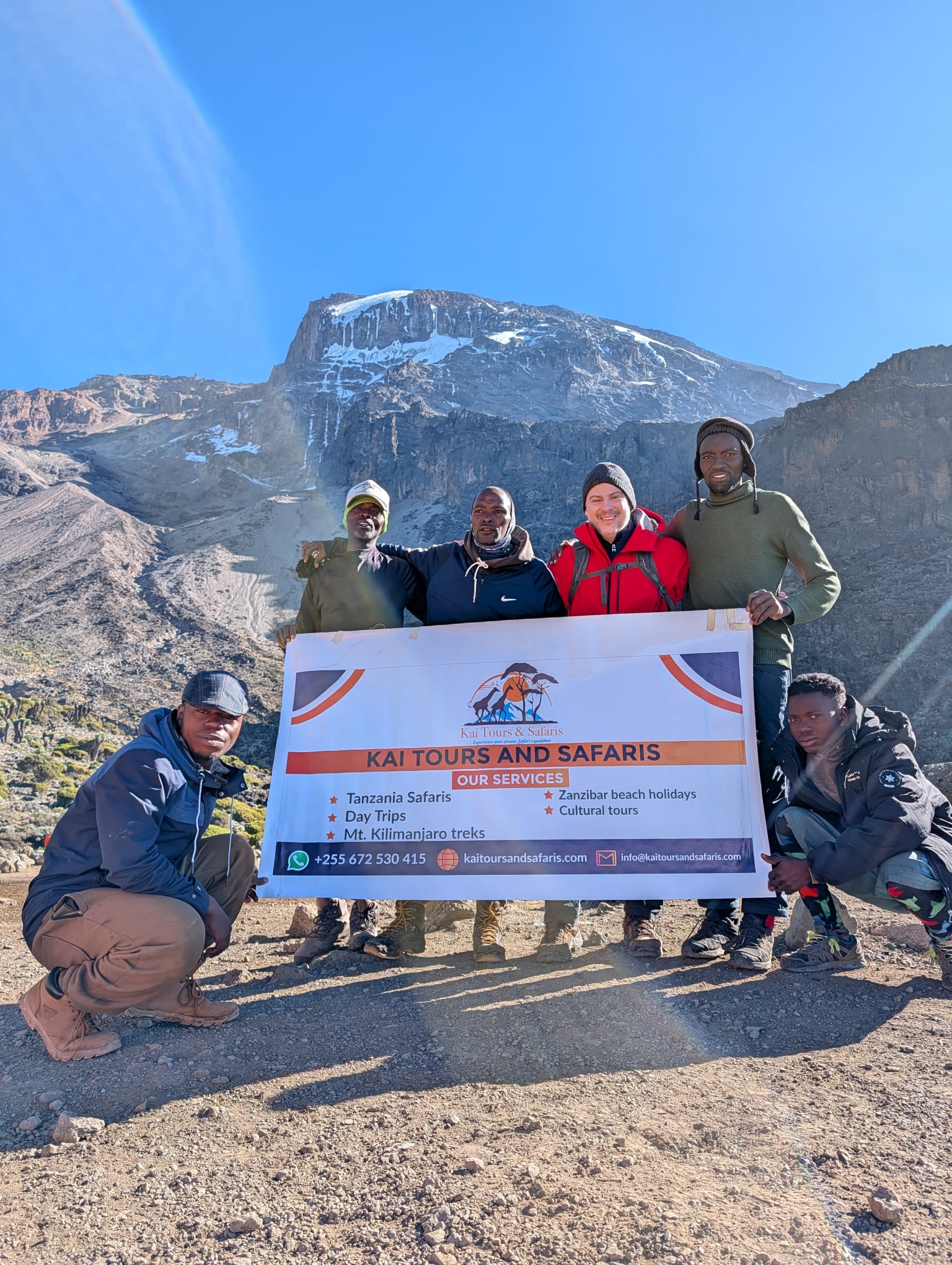 Photographing trekking moments