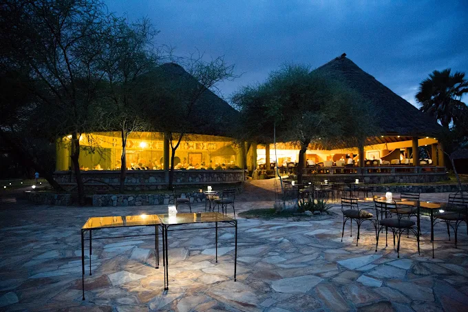 A luxury Tarangire Safari Lodge overlooking at Tarangire National Park
